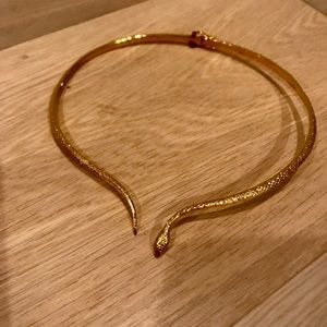 Gold Snake Choker